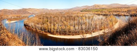 Grassland autumn scenery in China
