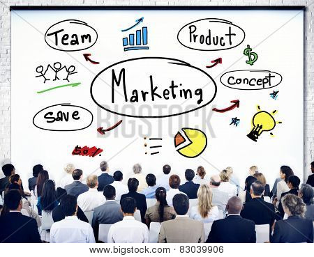 Marketing Strategy Team Business Commercial Advertising Concept