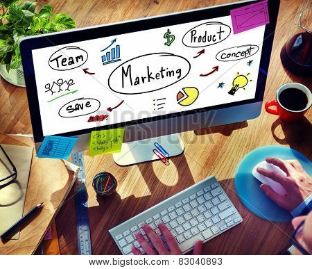 Marketing Strategy Team Business Commercial Advertising Concept