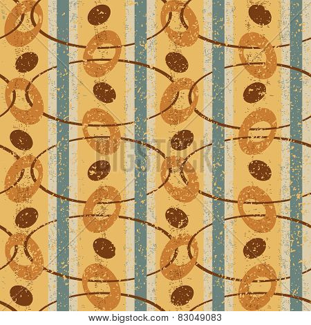 Vintage Pattern with Ovals