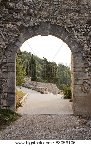 Arch Gate In Gigondas
