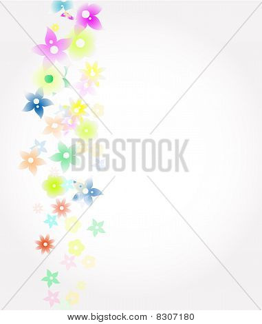 Vector floral background