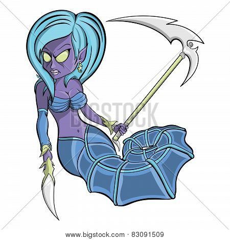 Zombie Seahorse Mermaid