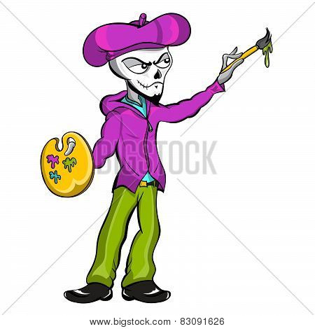 Zombie Skeleton Artist