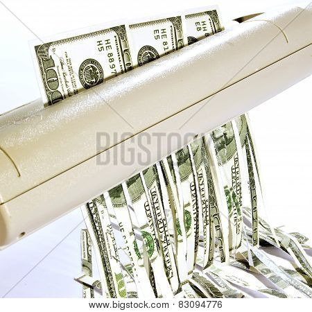 Currency Being Shredded