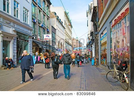 Denmark. Copenhagen. Stroget