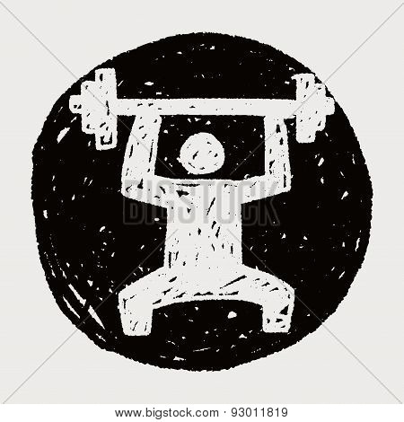 Weightlifting Doodle