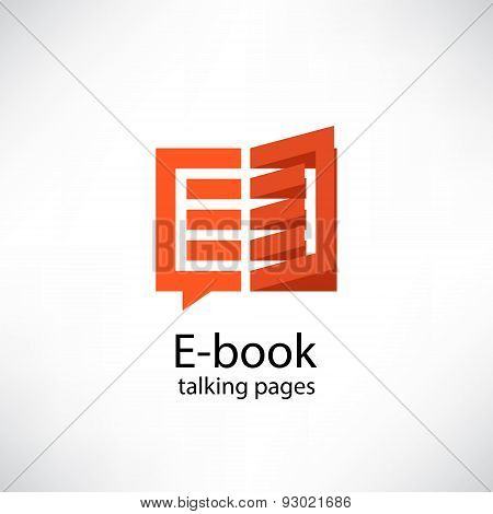 E -book. Electronic Library icon