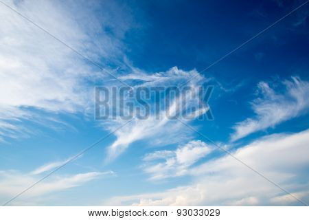 white clouds