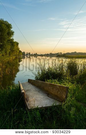 Sunset on The Pond