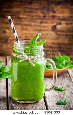 Healthy Green Spinach Smoothie