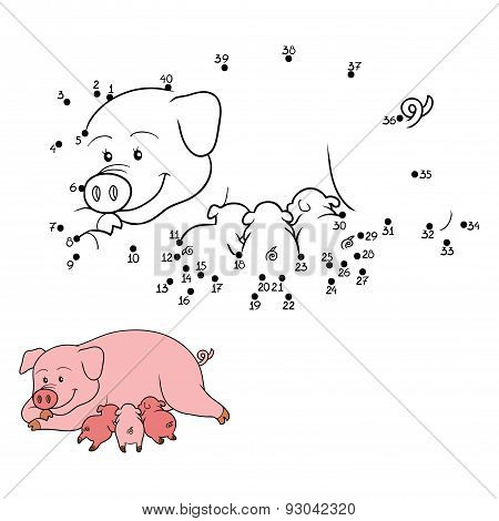 Numbers Game (pig Mommy With Piget)