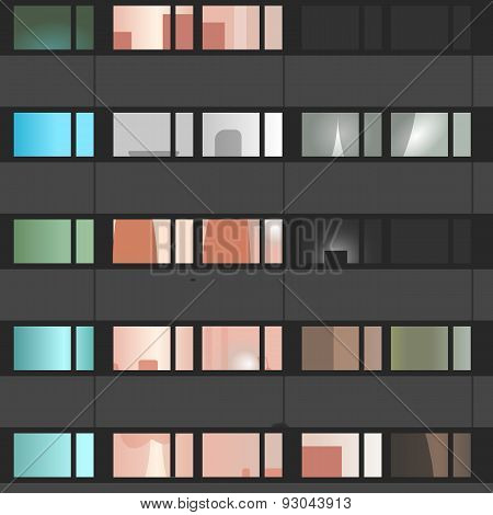 Flat apartments