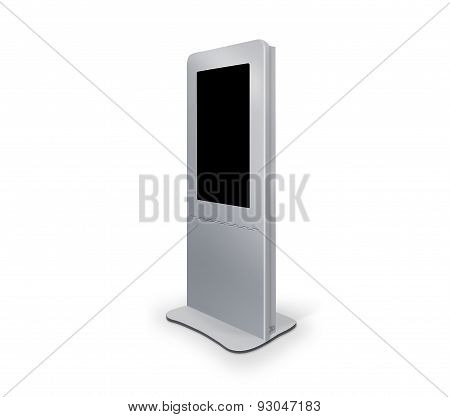 Interactive Information Kiosk Terminal Stand