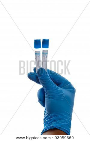 Hand With A Test Tube
