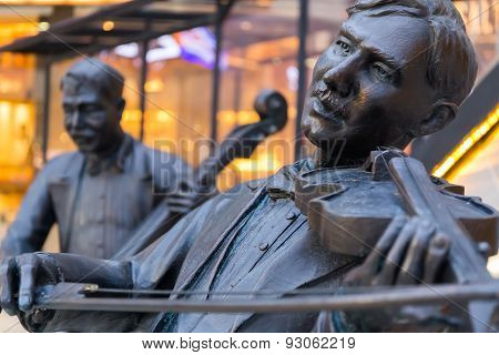 Sculptures Of A Musician Group