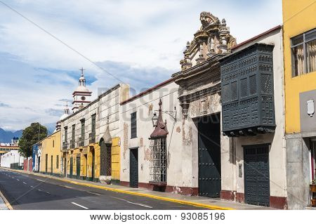 Traditional Style Architecture Found In Trujillo, Peru