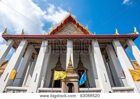 White pagoda in Thailand