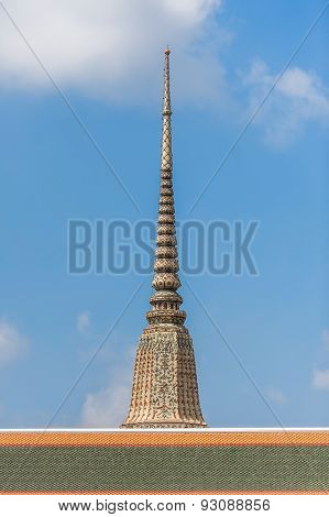 White pagoda in Thailand