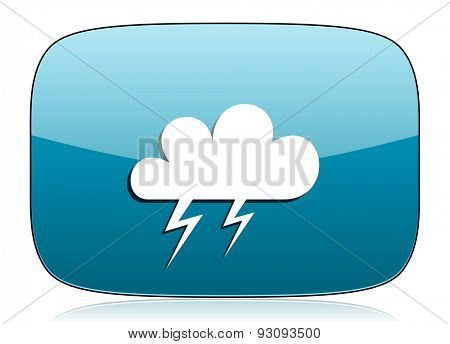 storm icon waether forecast sign 