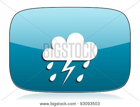 storm icon waether forecast sign 