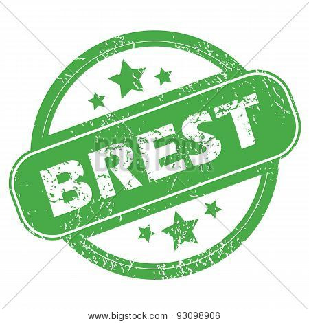 Brest green stamp