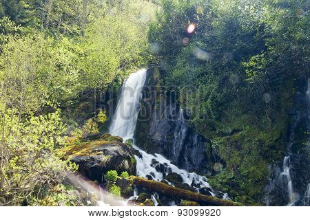 Falls In Mountains