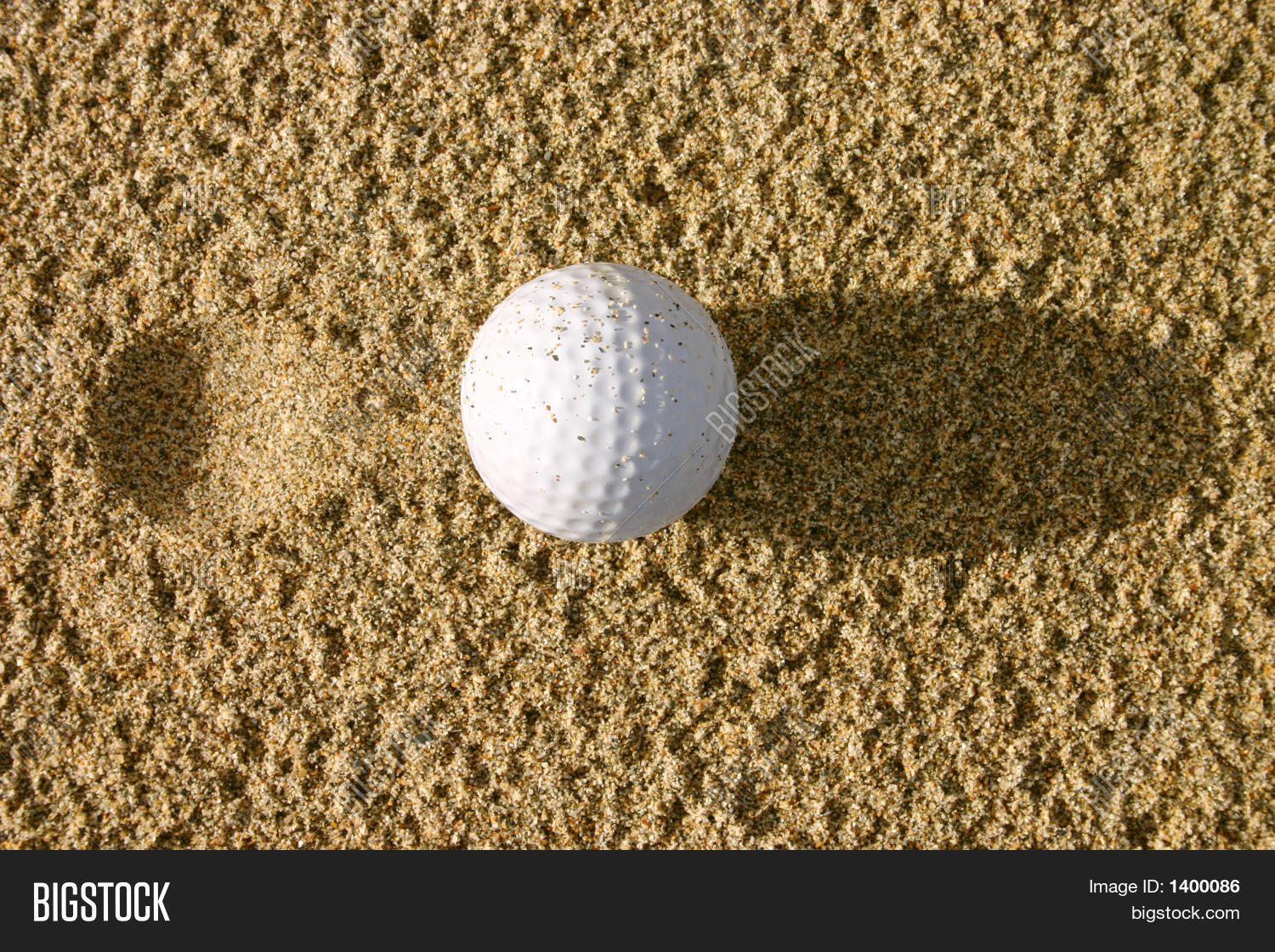 Golf Ball Sand Pitch Image & Photo (Free Trial) Bigstock