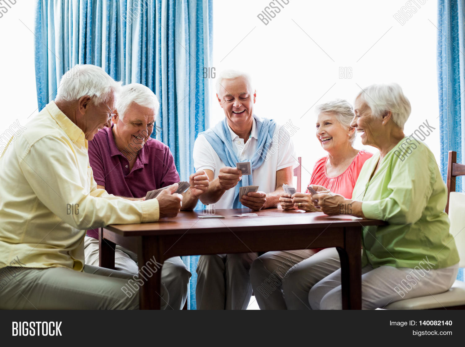 Seniors Playing Cards Image & Photo (Free Trial) Bigstock