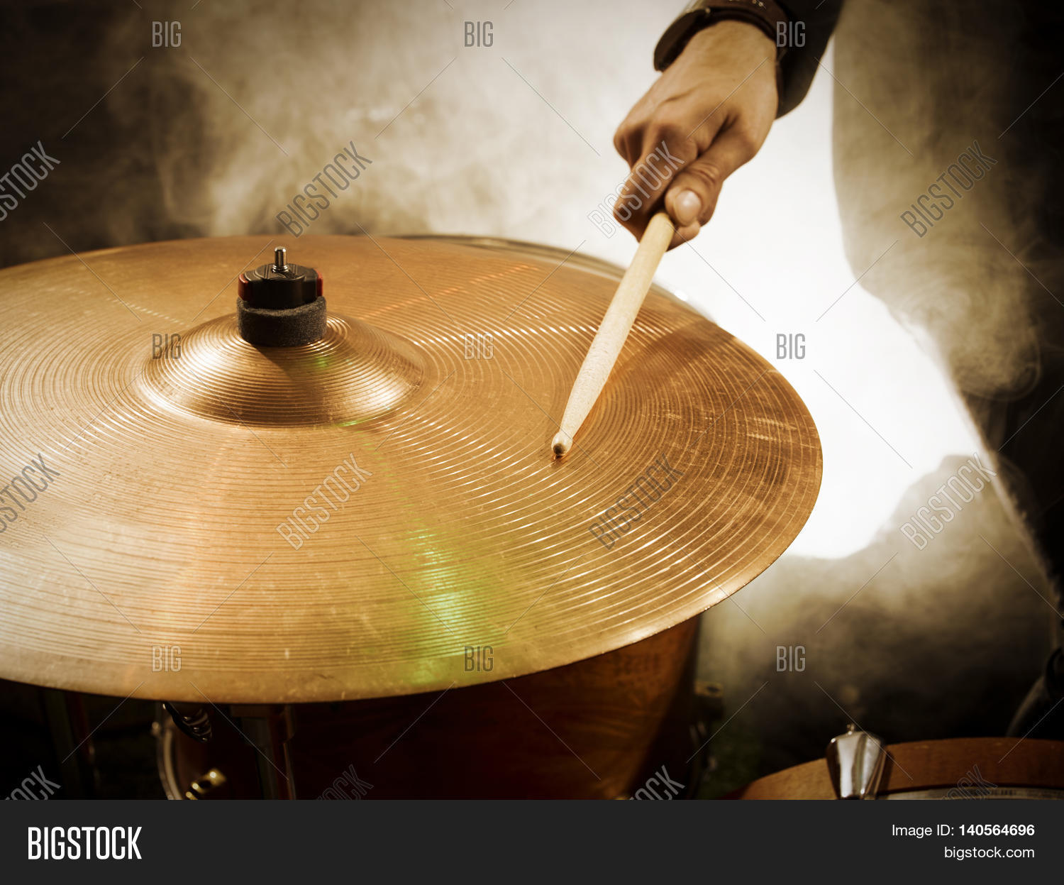 Drummer Hitting Sticks Image & Photo (Free Trial) Bigstock
