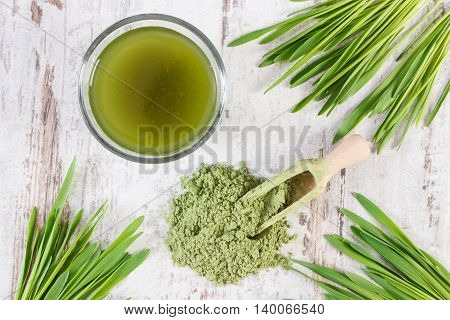 Barley Grass With Beverage And Young Powder Barley, Body Detox