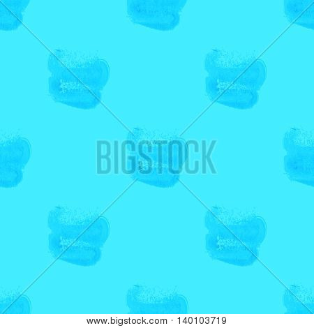 Watercolor abstract blot in the form of clouds seamless pattern.