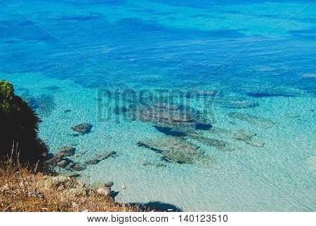 Sardegna beach. Roadtrip around Italy exploring Sardegna.