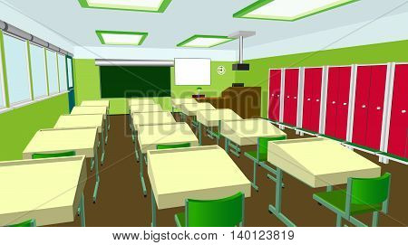 Classroom Black And White