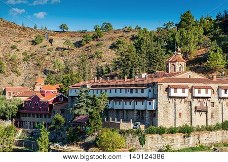 Machairas Monastery historic monastery dedicated to the Virgin Mary. Nicosia District Cyprus.