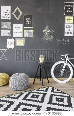 Creative Motivation Wall Idea