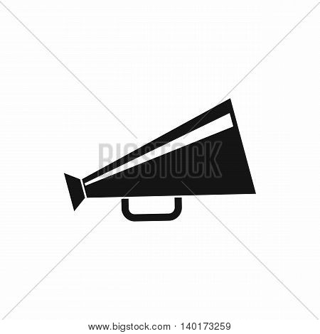 Mouthpiece icon in simple style isolated on white background. Sound symbol