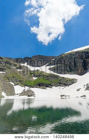 Crater Lake Sky And Reflection, Giresun - Turkey