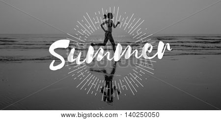 Summer Vacation Holiday Beach Sunny Concept