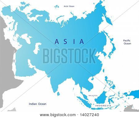 Eurasia poliittinen kartta