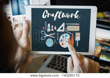 Craftwork Arts and Craft Artistic Design Ideas Concept