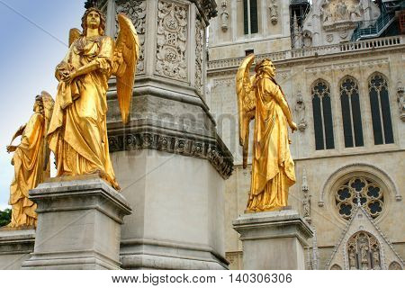 Zagreb Cathedral on Kaptol is a Roman Catholic institution and not only the tallest building in Croatia but also the most monumental sacral building in Gothic style