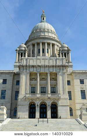 Rhode Island State House, Providence, Rhode Island, USA. Rhode Island State House was constructed in 1904 with Georgian style.