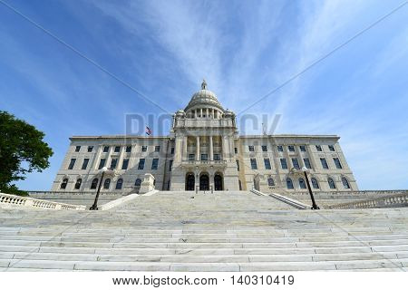 Rhode Island State House, Providence, Rhode Island, USA. Rhode Island State House was constructed in 1904 with Georgian style.
