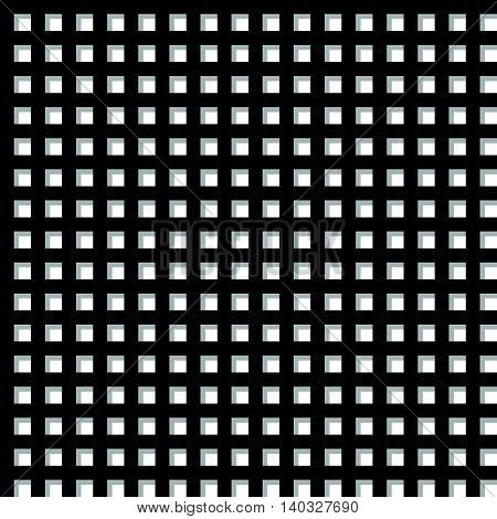 Basic Grid, Mesh Pattern With Shadow. Seamlessly Repeatable Pattern