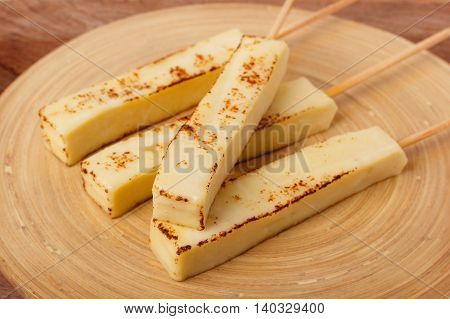 Brazilian Traditional Cheese Queijo Coalho