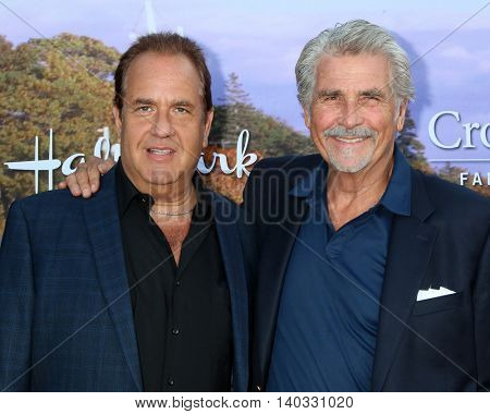 LOS ANGELES - JUL 27:  Scott Hart, James Brolin at the Hallmark Summer 2016 TCA Press Tour Event at the Private Estate on July 27, 2016 in Beverly Hills, CA
