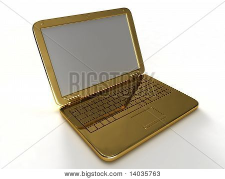 O Laptop de ouro.
