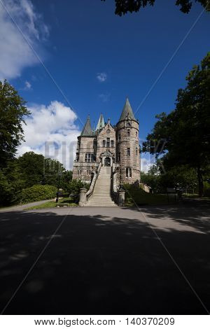 teleborg castle in the town of vaxjo in sweden