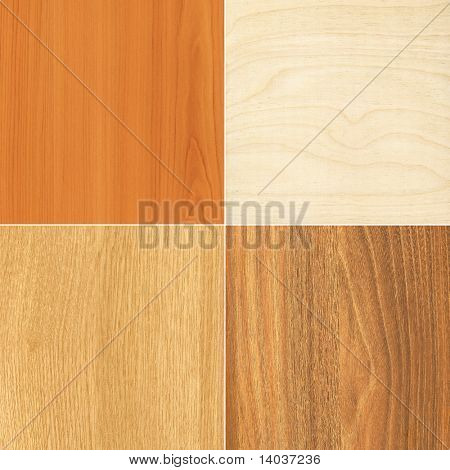 Ensemble de textures de bois